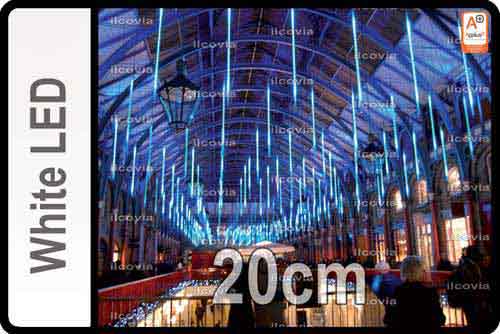 F01-GOTEO DE LUZ. 5 M, 5 TUBOS DE 20 CM LED BLANCO  F01-GOTEO DE LUZ. 5 M, 5 TUBOS DE 20 CM LED BLANCO